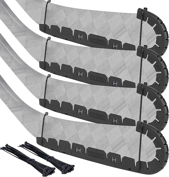 Hikeen Stick Blade Protector with 25 Wrap Ties,Wear-Resistant Hockey Blade Guard for Off Ice Training, Street Hockey, Universal Ice Hockey Traning Fit Kids, Intermediate, Senior Sticks-StrideForce Fitness