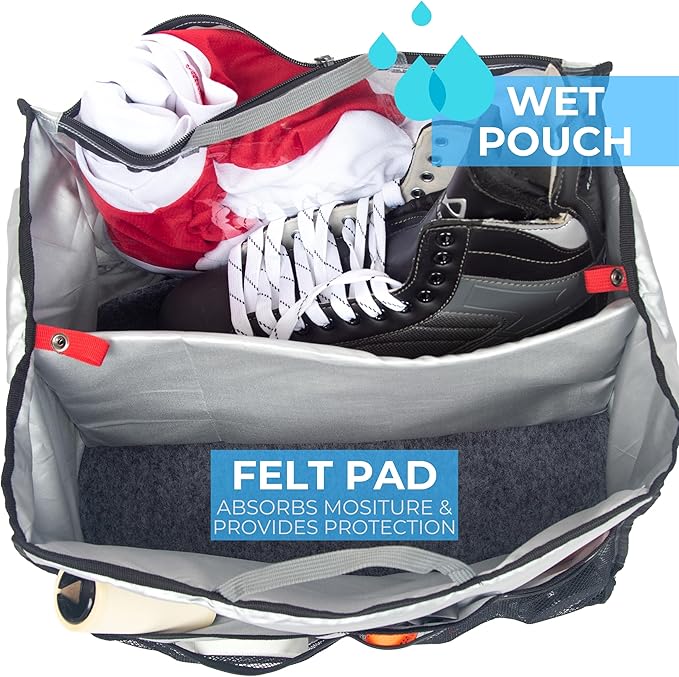 Athletico Hockey Gear Caddy - Hockey Bag Organizer for Ice Hockey, Field Hockey, Figure Skating & More-StrideForce Fitness