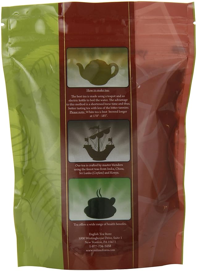 Organic Earl Grey Cream Loose Leaf Black Tea Pouches - 4oz | Bergamot Infused | Smooth Creamy Finish | Flavored Organic Blend | Aromatic Citrus Notes | Hot or Iced Option-StrideForce Fitness