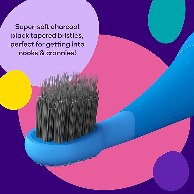 BURST Genuine Replacement Heads for Kids Electric Toothbrush (Pink/3 Pack) | Perfect Fit | Ultra Soft Bristles | 9 Months of Supply