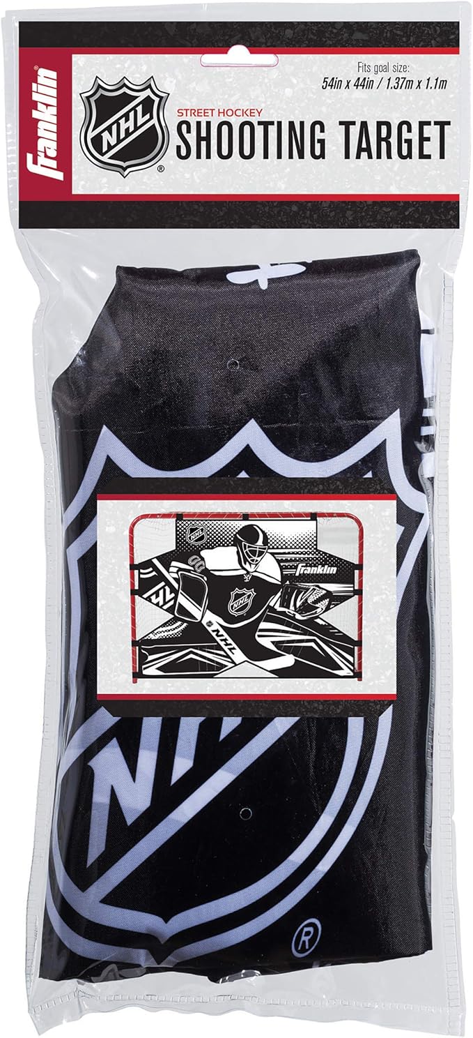 Franklin Sports NHL Street Hockey Goalie Shooting Target - Shooter Tutor Hockey Goal Practice Target - Street Hockey Net Goalie Target - Easy Attach Targe-StrideForce Fitness