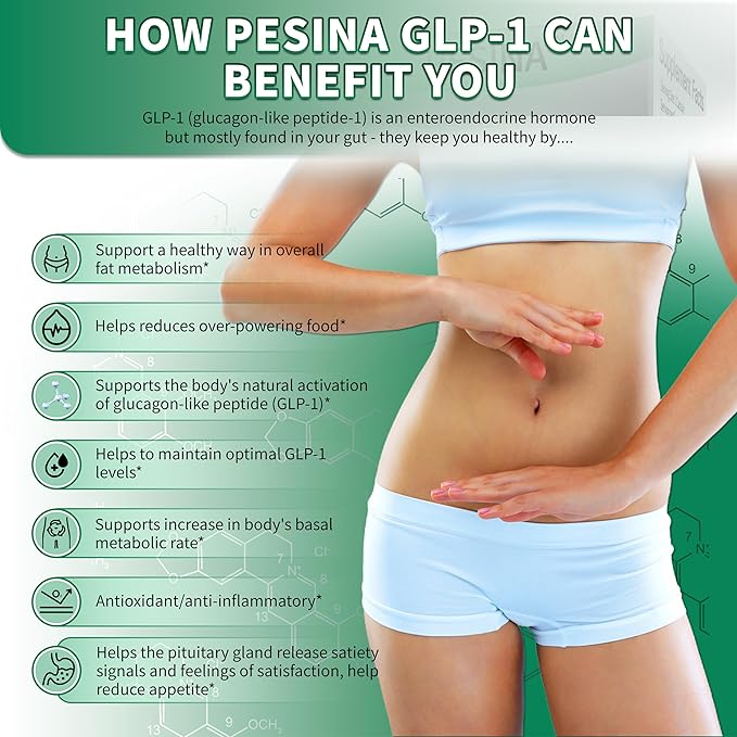 GLP-1 Supplement for Women and Men, GLP Activate Expert Formula, GLP1 Naturally Supplement for Hunger & Metabolic Support, Take 3 Times Daily, Before Meal (90 Capsules)-StrideForce Fitness