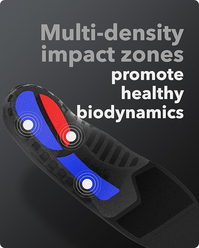 Spenco Total Support Max Shoe Insoles - Orthotic Metatarsal Arch Support Inserts - Absorbs Shock, Reduces Over-Pronation, Conforms to Foot Contours, Deep Heel Cupping Women's 9-10.5/Men's 8-9.5-StrideForce Fitness