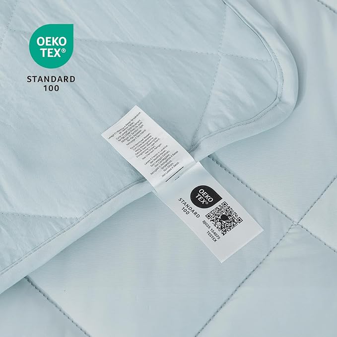 Cozy Bliss Cooling Blanket for Hot Sleepers, Q-Max 0.4 Cooling Comfort Queen Size, Cold Blankets for Night Sweats Sleeping, Ultra-Cool Lightweight Breathable Summer Blanket for Bed-StrideForce Fitness