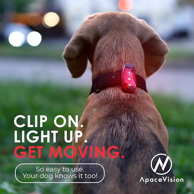 LED Safety Light (2 Pack) - Clip On Strobe/Running Lights for Runners, Dog, Bike, Walking, Boat, Kayak, Stroller and More - High Visibility Accessories for Your Reflective Gear, Bicycle-StrideForce Fitness