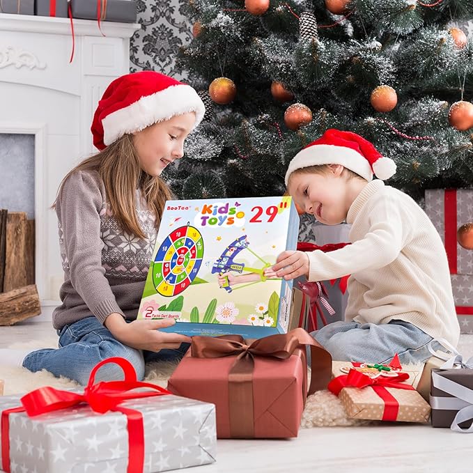 BooTaa 29" Large Dart Board for Kids, Kids Dart Board with Sticky Balls, Boys Toys, Indoor/Sport Outdoor Fun Party Play Game Toys, Birthday Gifts for 3 4 5 6 7 8 9 10 11 12 Year Old Boys Girls-StrideForce Fitness