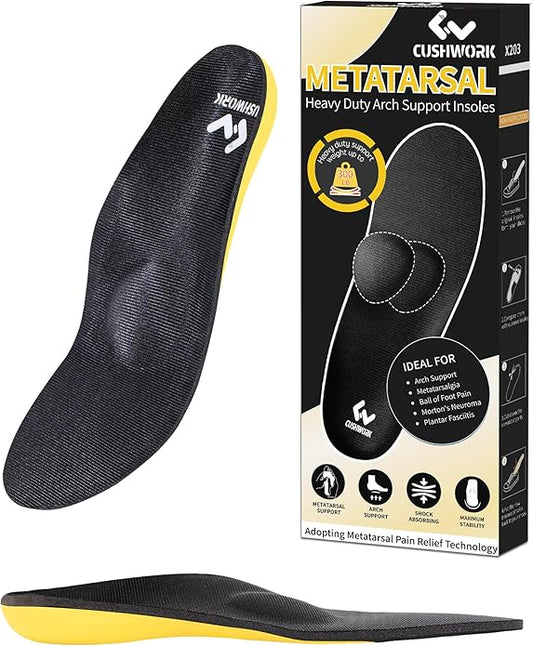 Metatarsalgia Insoles for Ball of Foot Pain,Morton's Neuroma,Arch Supports Insoles,Orthotic Insoles,Men Women Shoe Insert for Metatarsal,Foot Pain Relief-StrideForce Fitness