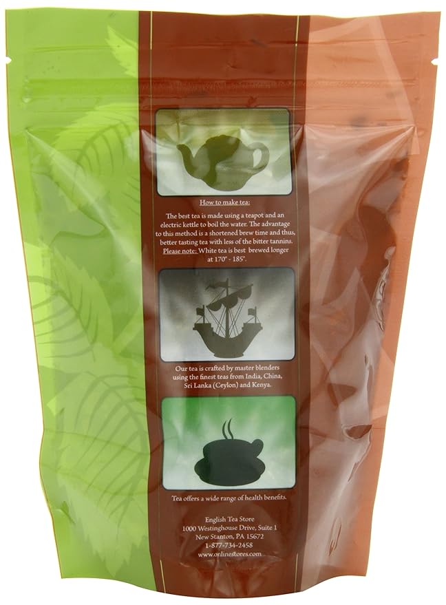 Casablanca Caffeine Free Herbal Tea Pouches - 4oz | Loose Leaf Fruit & Herb Blend | Hibiscus Rosehip Apple Currant Strawberry | Vitamin C Rich | Hot or Iced Tea | Summer Popsicle Tea-StrideForce Fitness