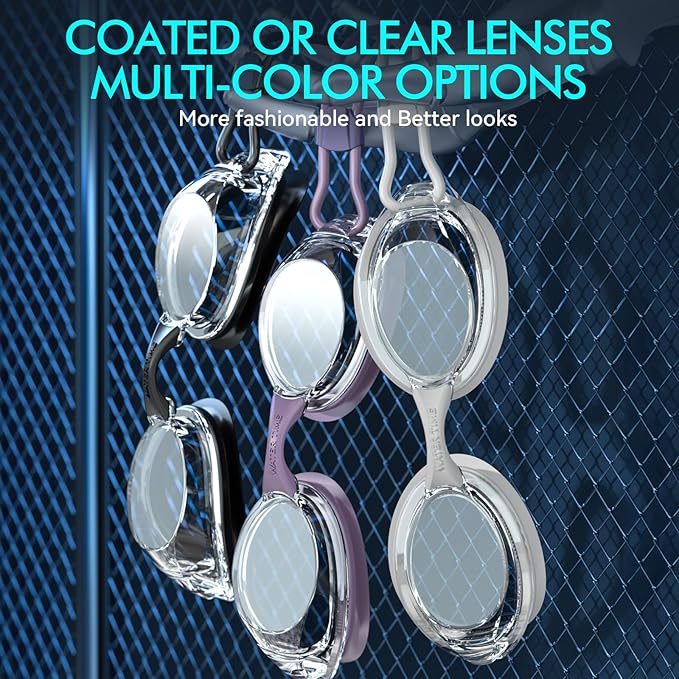 Unisex Swipe Swimming Goggles for Men & Women Anti-Fog,UV Technology Dual Strap No Leakage swim goggles-StrideForce Fitness