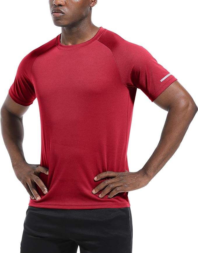 Boyzn 1, 3, 5 or 7 Pack Men's Workout Running Shirts, Dry Fit Moisture Wicking T-Shirt, Gym Athletic Short Sleeve Tee Shirts-StrideForce Fitness