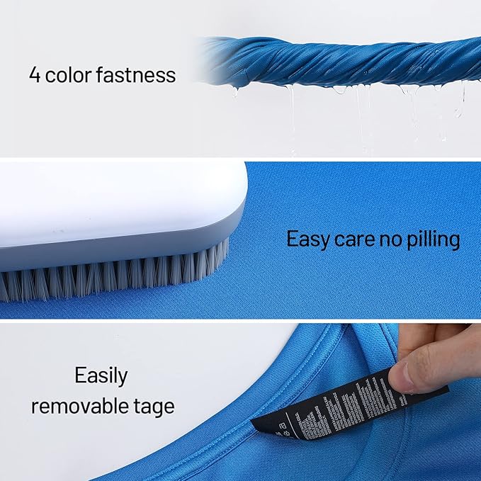 MIER Men's Quick Dry Workout Shirts Moisture Wicking Running Athletic Performance T-Shirts Recycled Polyester Top Tee-StrideForce Fitness