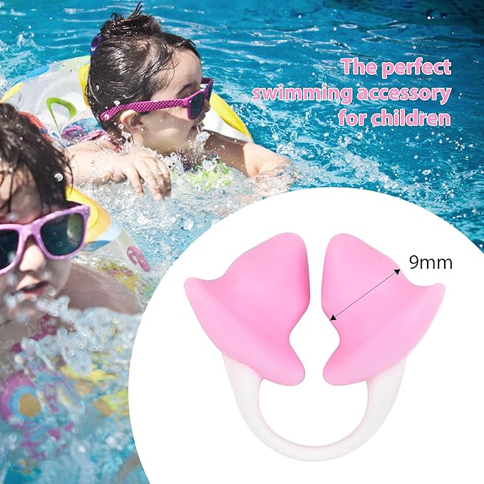 Nose Plugs for Swimming for Kids(Age 4-7),Painless Nose Clip for Swimming, Ensure Comfort and Safety in The Water-StrideForce Fitness