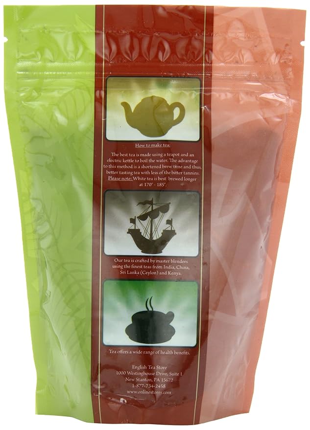 Pomegranate Rosehip Flavored Black Tea Pouches - 4oz| Loose Leaf Ceylon Blend with Fruity Tart Taste | Sweet and Smooth Herbal Infusion | Enjoy Hot or Iced | Caffeine Rich-StrideForce Fitness