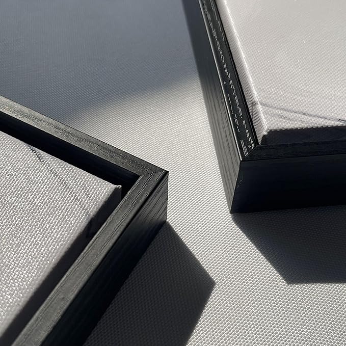 CHATYOUNG Wall Art Modern Abstract Paintings - Large Golden Thread Canvas Prints Black White and Gold Interweaving Wall Pictures Prefer for Bedroom Living Room Office Decor,Framed, 29 x 58 In-StrideForce Fitness