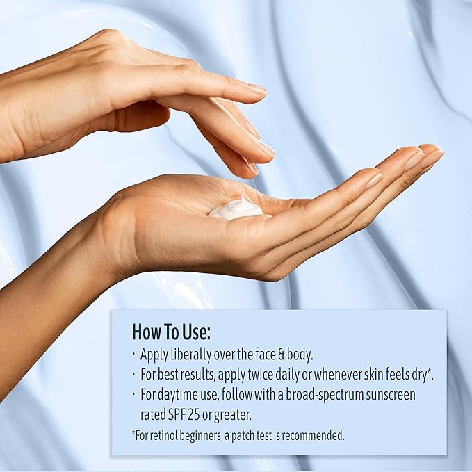 NATURE WELL Clinical Rejuvenate & Tone Retinol Intense Moisture Cream for Face, Body, & Hands, Anti-Aging, Targets Discoloration, Wrinkles, Sun Damage, Crepey, & Sagging Skin, 16 Oz-StrideForce Fitness