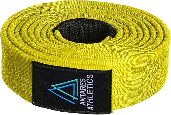BJJ Belt for Men & Women Brazilian Jiu Jitsu Belt with Ranking Stripes Sleeve Bar Kids Jiu Jitsu Gi Belt-StrideForce Fitness