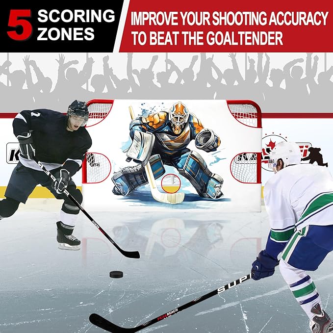 Hockey Shooting Target for Net - Hockey Net Goalie Target -Hockey Goal Targets for Practicing Shooting Accuracy - Hockey Training Equipment-StrideForce Fitness