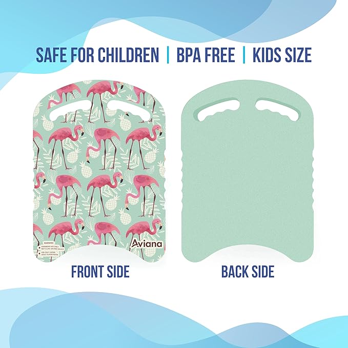 Junior Kickboard Buoy for Youth Children & Toddlers Swimming Aid & Exercise Training Board for Kids to Learn to Swim with Kick Boards in Pool BPA Free-StrideForce Fitness