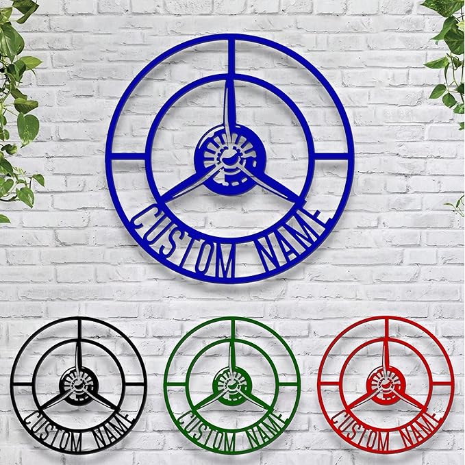 Personalized Pilot Metal Sign, LED Light Pilot Metal Wall Art, Custom Pilot Name Sign, Christmas Gift, Decoration Airforce, Xmas Gifts-StrideForce Fitness