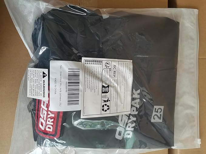 Waterproof Duffel& Luggage Bag - Motorcycle Dry Bag Tail Saddle Bags with Roll Top Closure,Large Storage Space,for Camping, Kayaking, Fishing & Traveling(Black, 25L)-StrideForce Fitness