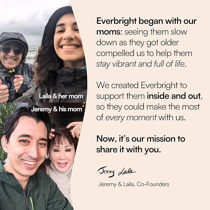 Melina Everbright NAD+ Supplement for Women's Energy & Longevity - Nicotinamide Riboside (NR), Pterostilbene, Citicoline, Astaxanthin - Anti-Aging, Focus, and Skin - 3rd Party Tested - 30 Servings-StrideForce Fitness