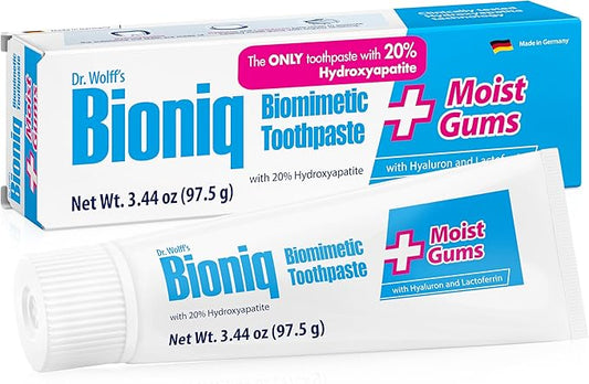 Bioniq Plus Biomimetic Toothpaste with 20 Percent Hydroxyapatite for Teeth and Gums I Clinically Tested I 3.44 Oz