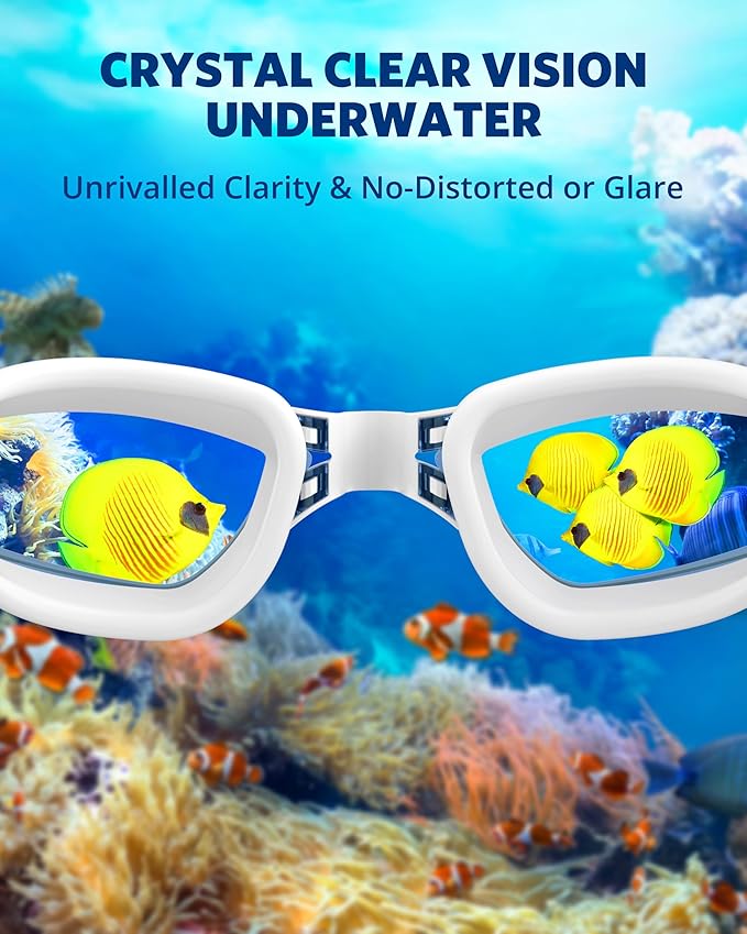 Aegend Swim Goggles, Swimming Goggles No Leaking Full Protection Adult Men Women Youth-StrideForce Fitness
