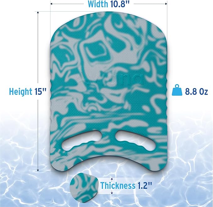 Junior Kickboard Buoy for Youth Children & Toddlers Swimming Aid & Exercise Training Board for Kids to Learn to Swim with Kick Boards in Pool BPA Free-StrideForce Fitness