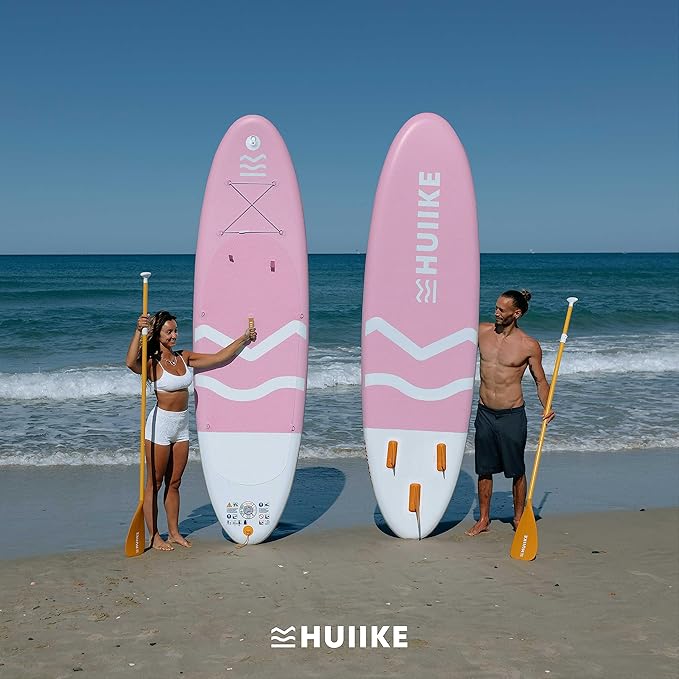 Inflatable Paddle Board for Adults with Accessories Included, Oar, Fins, Pump. Stand Up Paddleboard Great Stability and Resistance. 10’ x 33" x 5.9", Maximum Load 286 lb-StrideForce Fitness