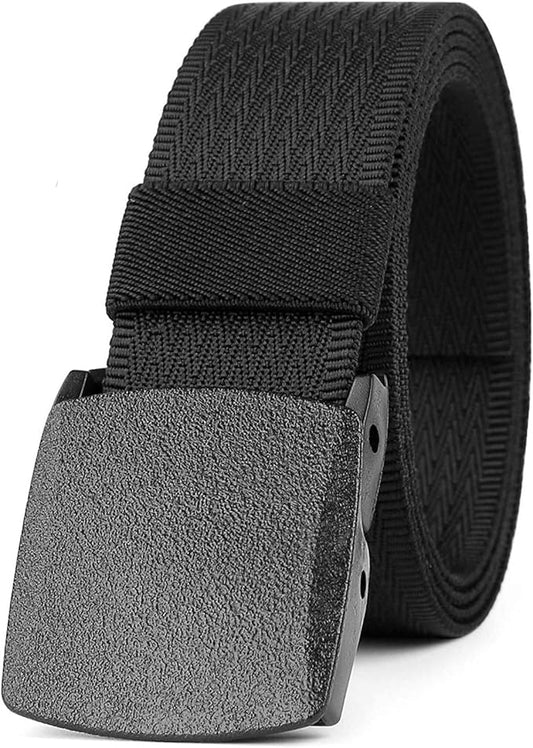 JASGOOD Nylon Canvas Breathable Military Tactical Men Waist Belt With Plastic Buckle-StrideForce Fitness