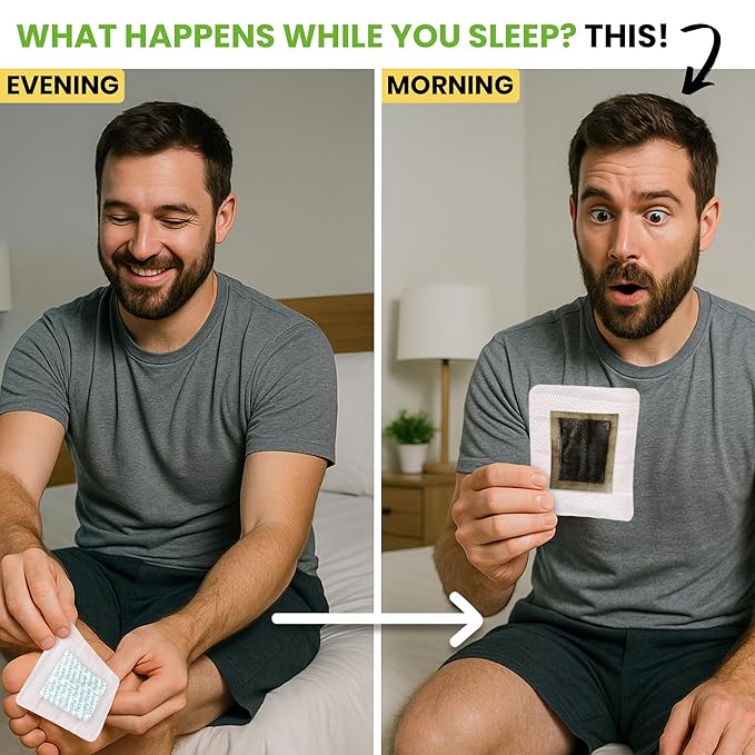 Sole Serenity Foot Pads - Zeolite Mineral, Ginger Root, Wormwood, Bamboo Vinegar, Foot Spa for Achy Feet - 20 Pads-StrideForce Fitness