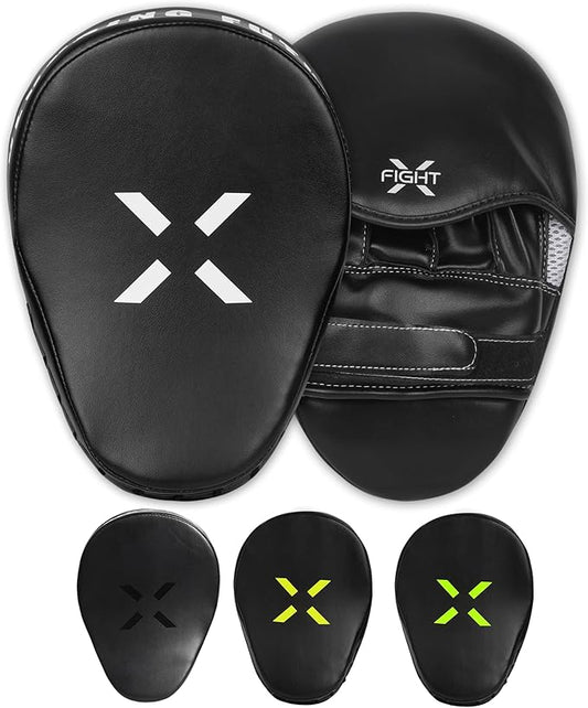 Punching Mitts for Boxing Leather Curved Punch Mitts Men & Women MMA Training Equipment Muay Thai Sparring Training Mitts MMA Hitting Pads Available Multiple Colors-StrideForce Fitness