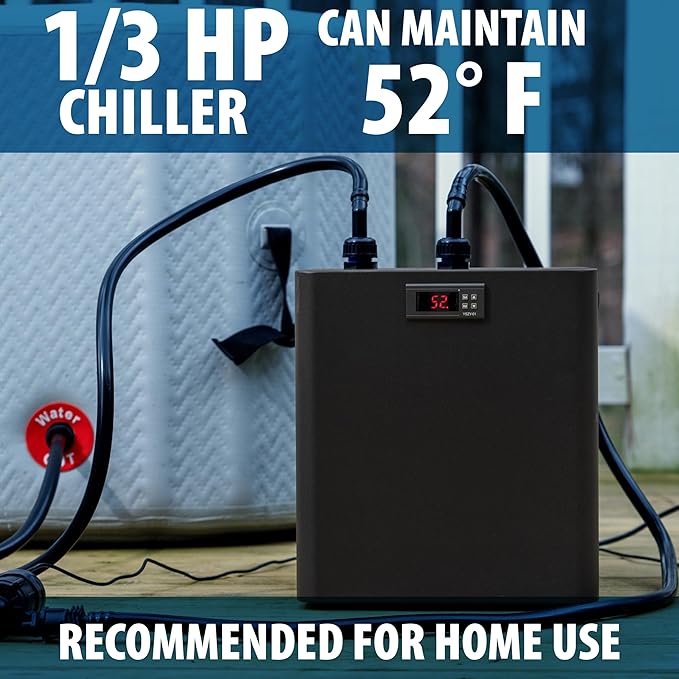 Chiller 2.0 for Ice Bath and Cold Plunges Including All Hoses and Pumps. 1/3 HP, 2/3 HP, 1 HP Models-StrideForce Fitness