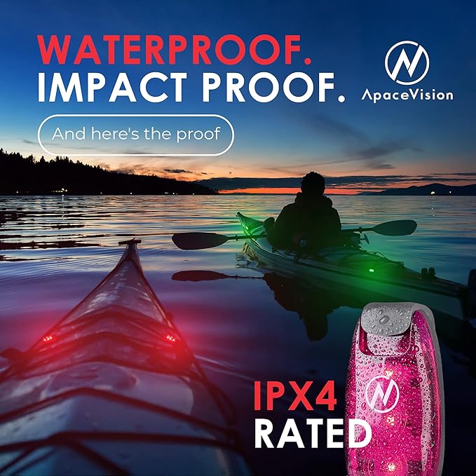 LED Safety Light (2 Pack) - Clip On Strobe/Running Lights for Runners, Dog, Bike, Walking, Boat, Kayak, Stroller and More - High Visibility Accessories for Your Reflective Gear, Bicycle-StrideForce Fitness