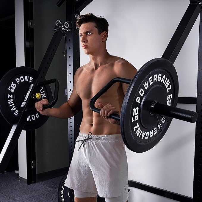 Upgraded Adjustable Jammer Arms, Lever Arms, Monolift Attachments Rated 600 LB Per Arm, Fits Racks at All Post Sizes and Hole Sizes, Pair-StrideForce Fitness