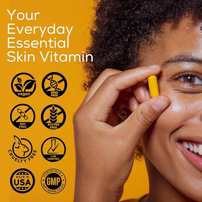 Clear Within Clear Skin Vitamin - with 10 Natural Ingredients for Acne-Free, Clearer Complexion, Oil Control & Blemish Minimization. Supports Skin Clarity | Non-Synthetic 60 Cap/Bottle-StrideForce Fitness