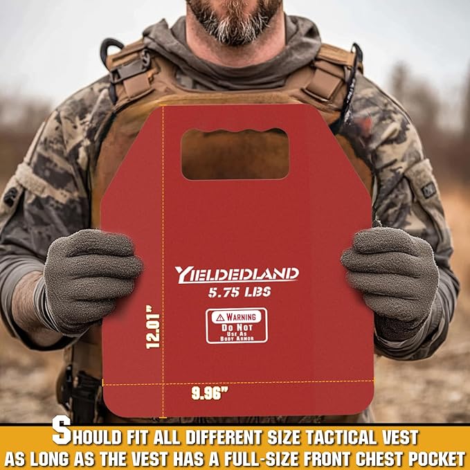 Curved Weight Vest Plates, 5.75/8.75lbs Pairs, Weighted Vest Men Woman, Strength and Endurance Training, Fitness Workouts, Running, Walking-StrideForce Fitness