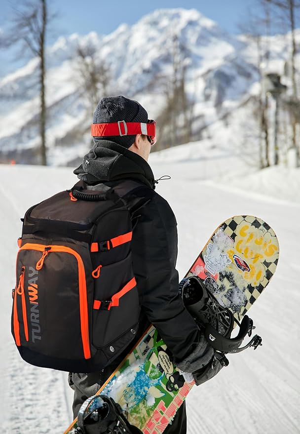 Ski/Snowboard Boot Bag/Skating Bag | Excellent for Store and Transport Gear, Jacket, Helmet, Goggles, Gloves & Accessories-StrideForce Fitness