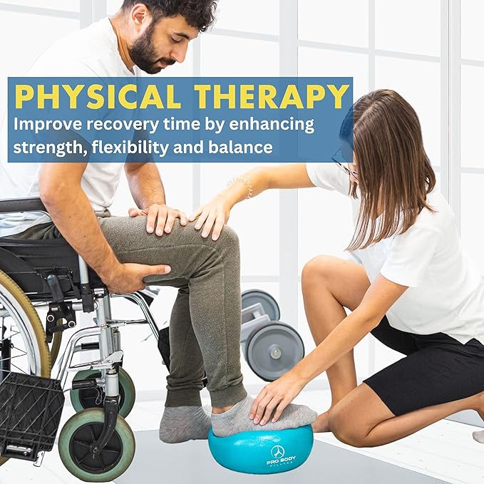 ProBody Pilates Ball 9 Inch - Small Exercise Ball for Stability, Barre, Core, Ab Workouts, Yoga, & Physical Therapy-StrideForce Fitness