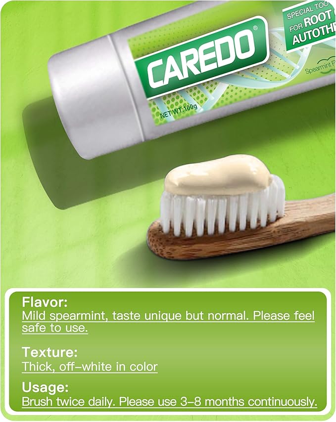 Toothpaste Gum Repair for Avoid Root Canal Therapy, Gingivitis Treatment for Pulpitis Discomforts and Tooth Repair, Remineralizing Hydroxyapatite Toothpaste for Root Canal Discomforts, Mint 3.52 OZ