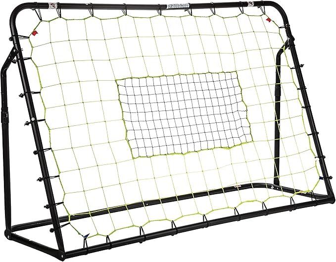 Franklin Sports Soccer Rebounder - Tournament Steel Rebounding Net - Perfect for Backyard Practice and Training - 12' x 6' & 6' x 4'-StrideForce Fitness