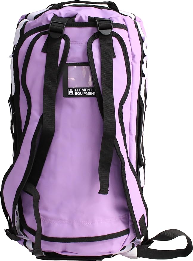Element Equipment Trailhead Duffel Bag Shoulder Straps Waterproof Violet/Lavendar Large-StrideForce Fitness