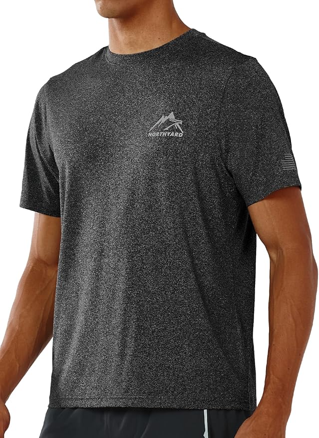 NORTHYARD Men's UPF 50+ Sun Protection Shirts Swim SPF UV Quick Dry Short Sleeve T-Shirts for Athletic Fishing Rash Guard-StrideForce Fitness