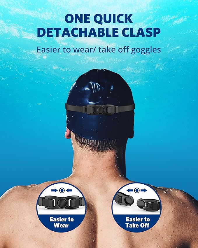 Aegend Swim Goggles, Swimming Goggles No Leaking Full Protection Adult Men Women Youth-StrideForce Fitness