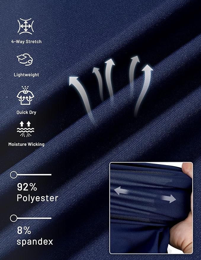 MIER Men's Dry Fit Workout T-Shirts Athletic Running Tee Short Sleeve Crew Neck Gym Tops, Polyester, Moisture Wicking-StrideForce Fitness