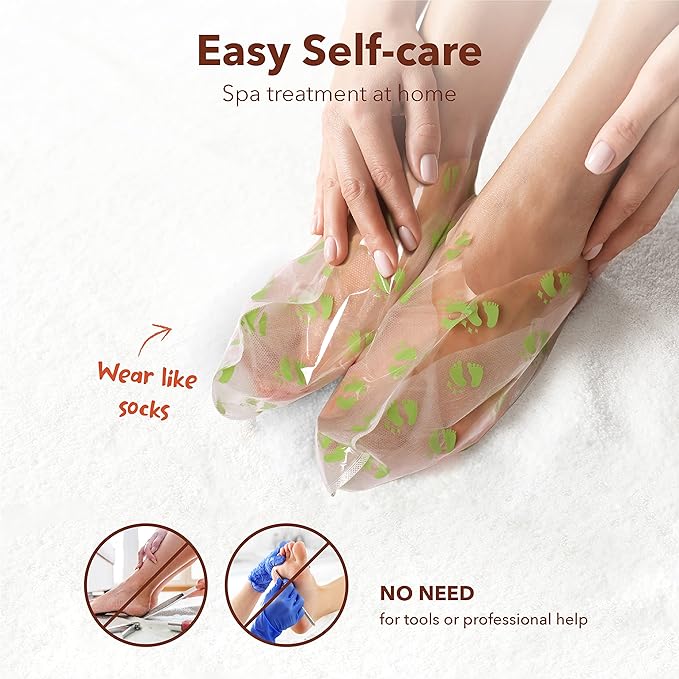 Purederm Exfoliating Foot Mask (3 Pack) – Regular Size Exfoliating Foot Masks for Cracked Feet, Dry Skin, Callused Feet…-StrideForce Fitness