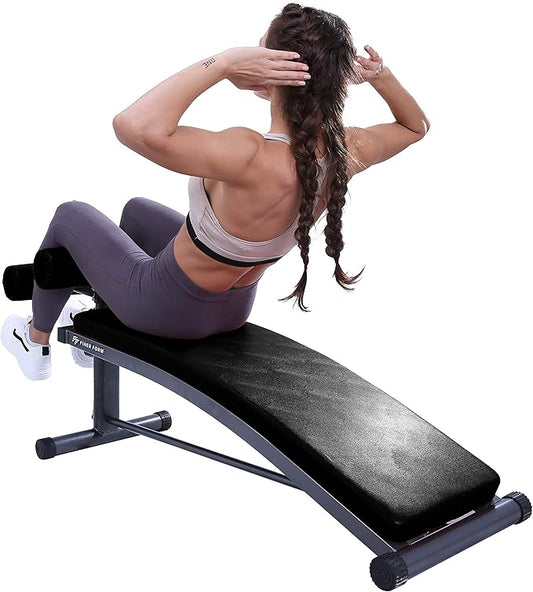 Finer Form Gym-Quality Sit Up Bench with Reverse