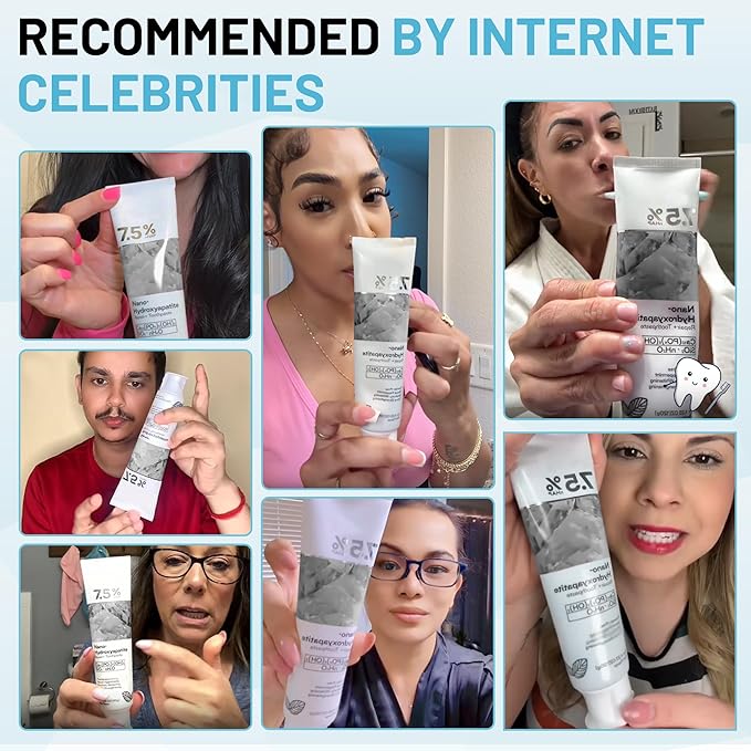 Hydroxyapatite Toothpaste for Advanced Enamel Protection, Gentle and Effective Formula, Fresh Breath, Deep Cleaning Care Toothpaste,Suitable for Sensitive Teeth (4)