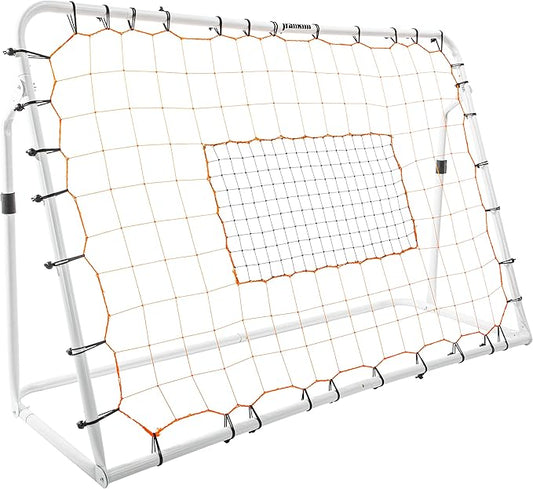 Franklin Sports Soccer Rebounder - Tournament Steel Rebounding Net - Perfect for Backyard Practice and Training - 12' x 6' & 6' x 4'-StrideForce Fitness