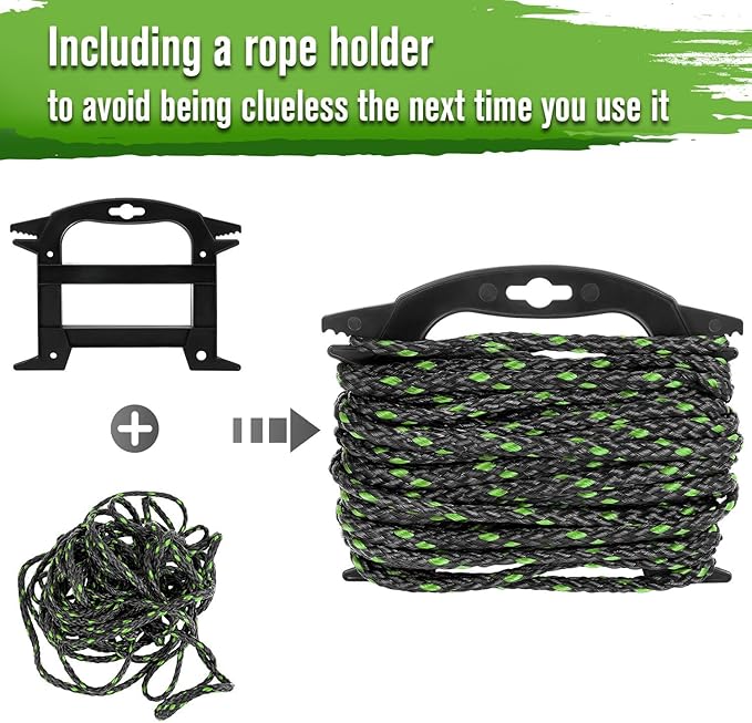 Boat Anchor 3.5 lb Folding Anchor, Grapnel Anchor Kit for Kayaks, Canoes, Paddle Boards-StrideForce Fitness